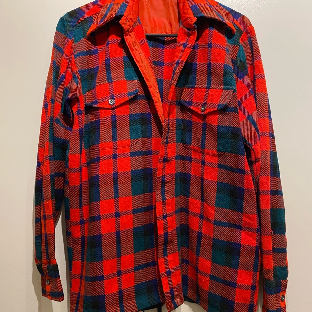 Vintage Sears Plaid. Fits mens small or women’s medium. $50 obo 🙂